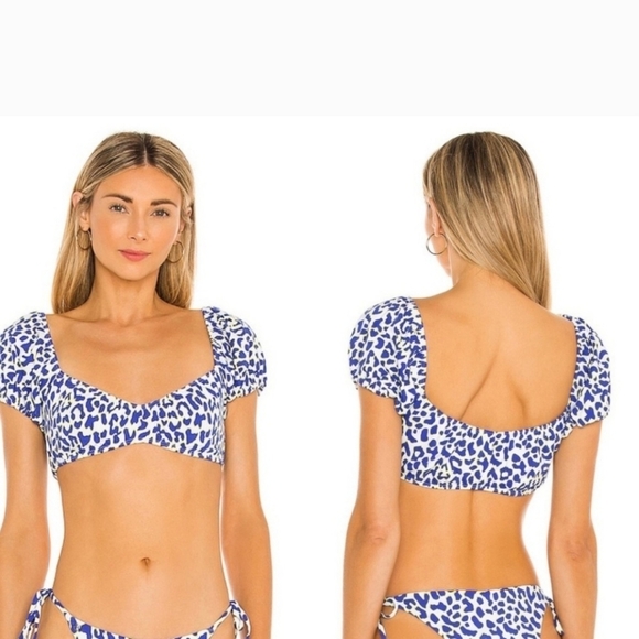 Maaji Kauai Reversible Bikini Top Blue - Picture 1 of 8